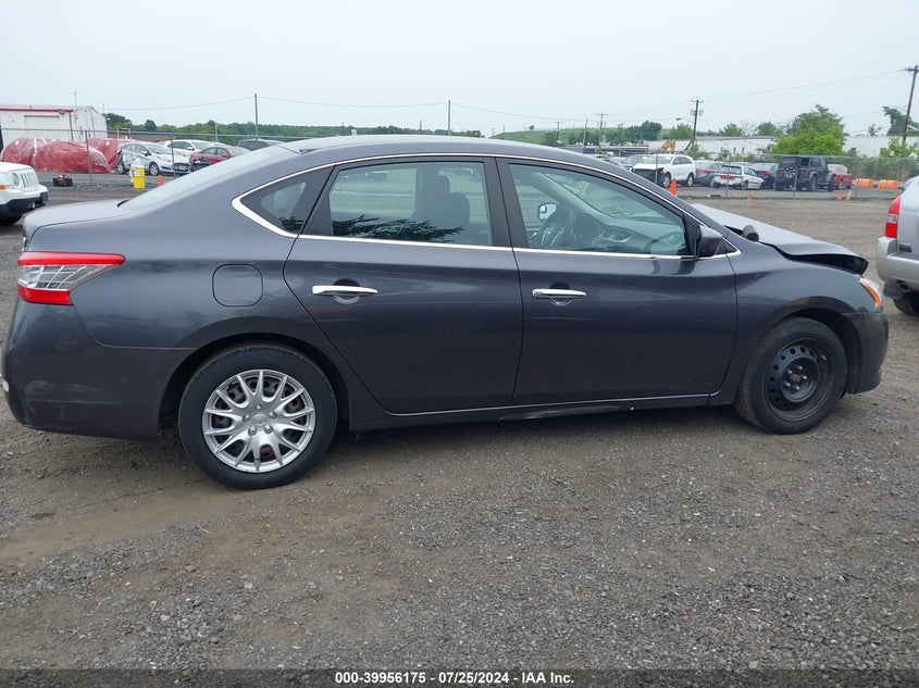 2014 Nissan Sentra S/Sv/Sr/Sl VIN: 3N1AB7AP7EY230525 Lot: 39956175