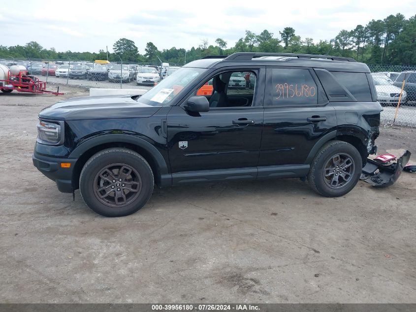 2021 Ford Bronco Sport Big Bend VIN: 3FMCR9B61MRB23333 Lot: 39956180