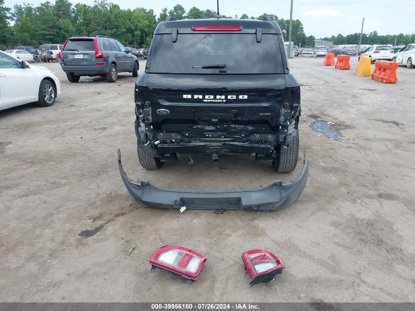 2021 Ford Bronco Sport Big Bend VIN: 3FMCR9B61MRB23333 Lot: 39956180