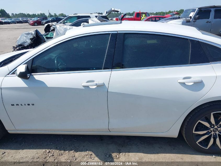 2022 Chevrolet Malibu Fwd Rs VIN: 1G1ZG5ST8NF108533 Lot: 39956183