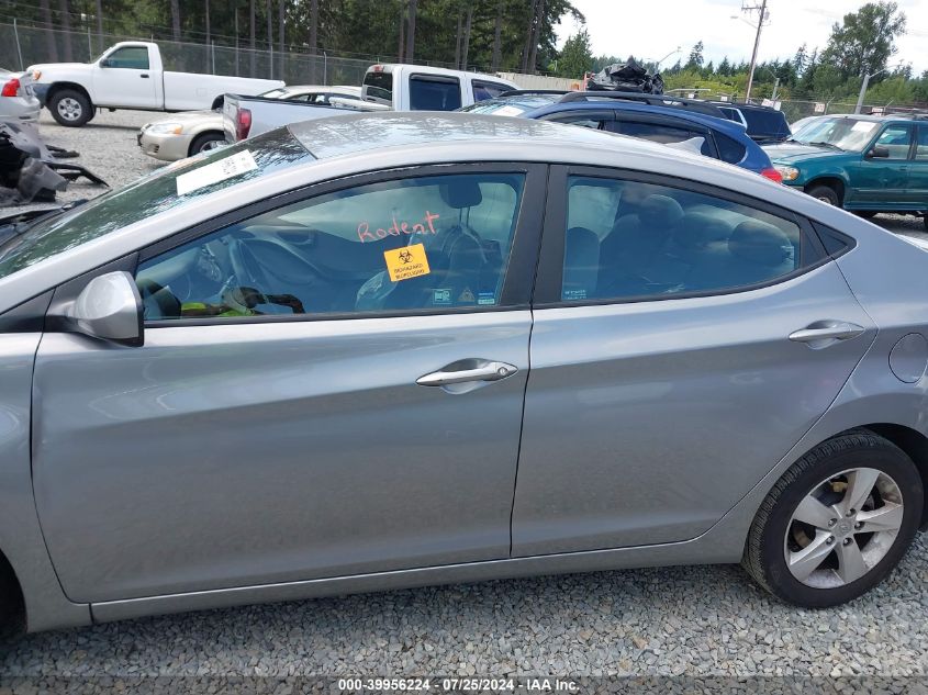 2013 Hyundai Elantra Gls VIN: KMHDH4AE7DU818962 Lot: 39956224