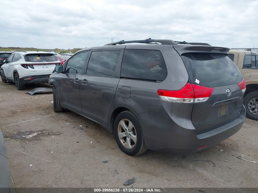 5TDKK3DC7DS404523 2013 Toyota Sienna Le V6 7 Passenger Auto Access Seat/Le V6 8 Passenger