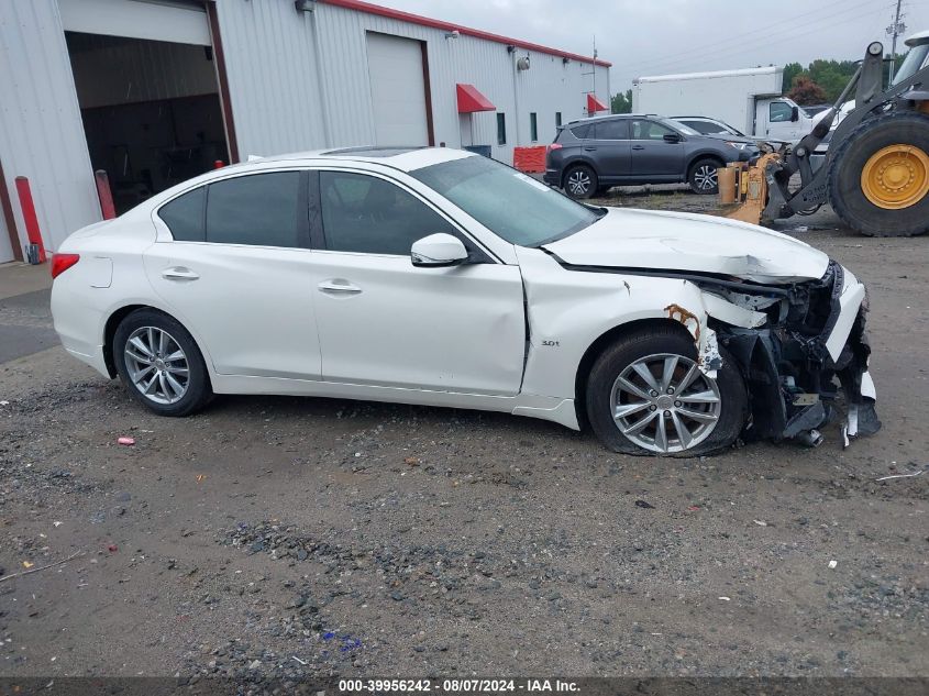 2016 Infiniti Q50 3.0T Premium VIN: JN1EV7ARXGM342414 Lot: 39956242