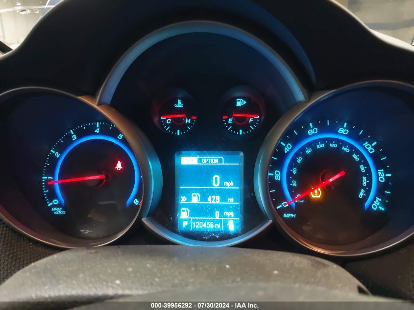 2016 Chevrolet Cruze Limited 1Lt Auto VIN: 1G1PE5SBXG7134939 Lot: 39956292