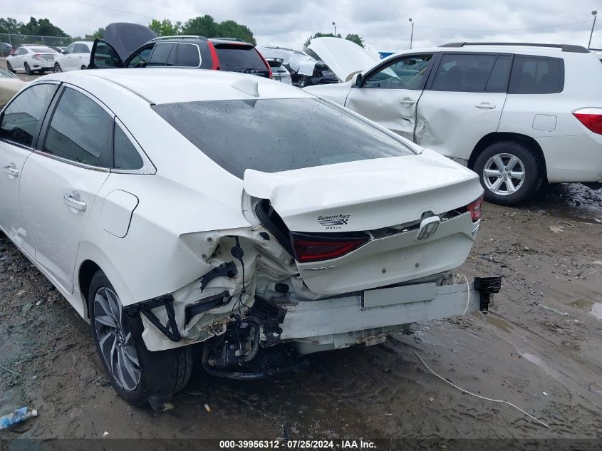 2019 Honda Insight Touring VIN: 19XZE4F93KE030545 Lot: 39956312