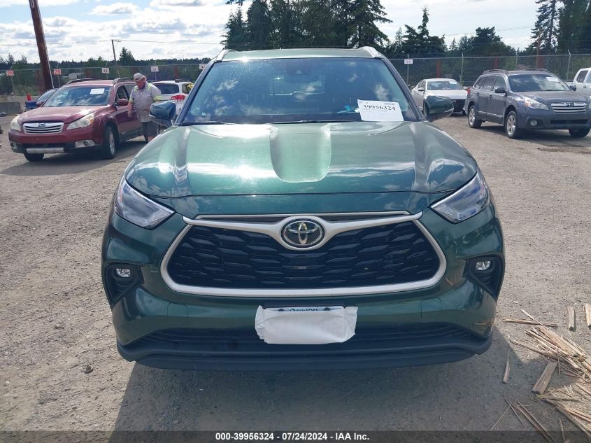 2023 Toyota Highlander Xle VIN: 5TDKDRAH9PS504673 Lot: 39956324