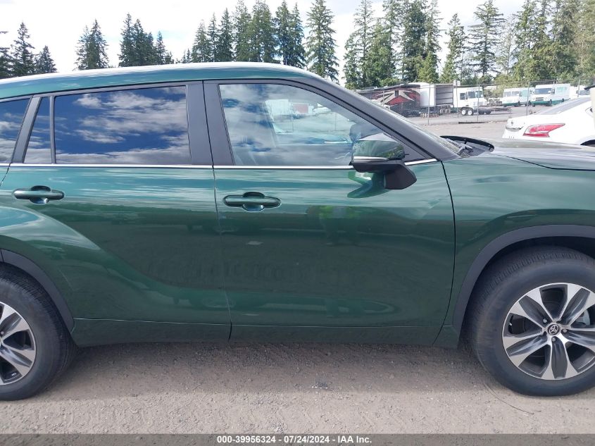 2023 Toyota Highlander Xle VIN: 5TDKDRAH9PS504673 Lot: 39956324