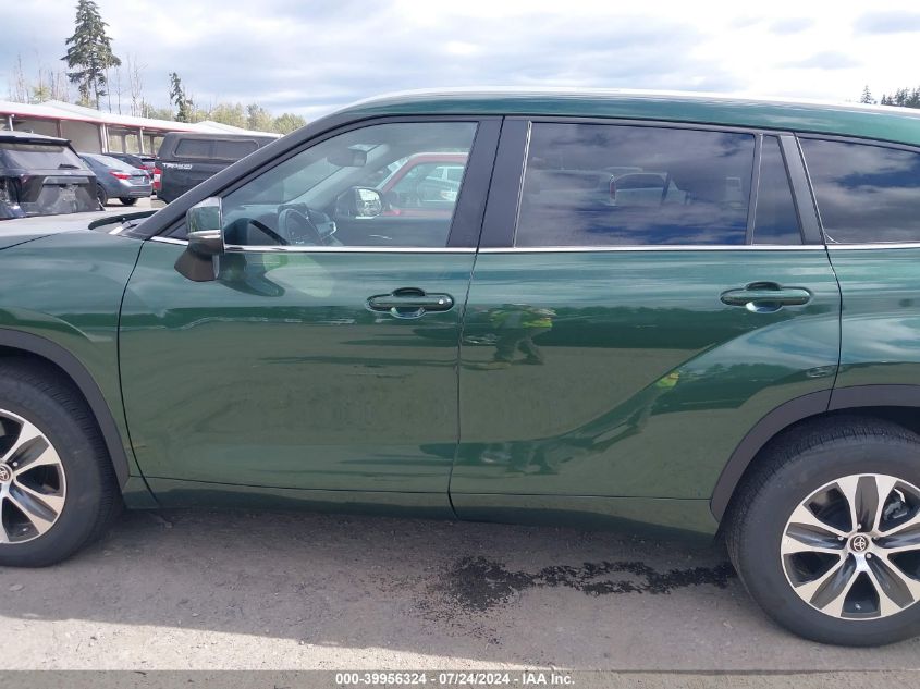 2023 Toyota Highlander Xle VIN: 5TDKDRAH9PS504673 Lot: 39956324