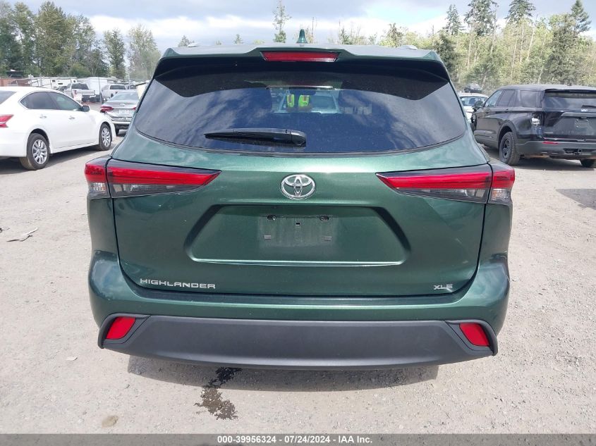 2023 Toyota Highlander Xle VIN: 5TDKDRAH9PS504673 Lot: 39956324