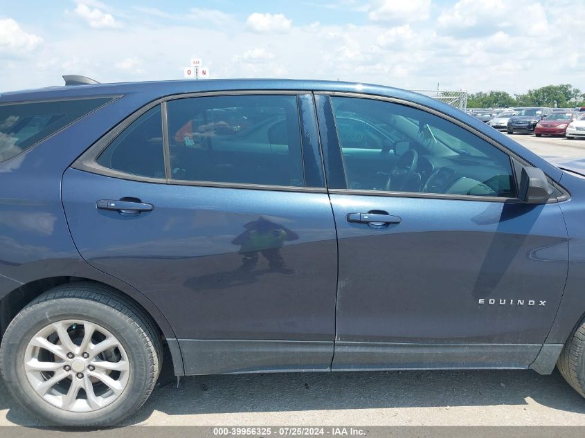 2018 Chevrolet Equinox Ls VIN: 3GNAXHEV2JL330611 Lot: 39956325