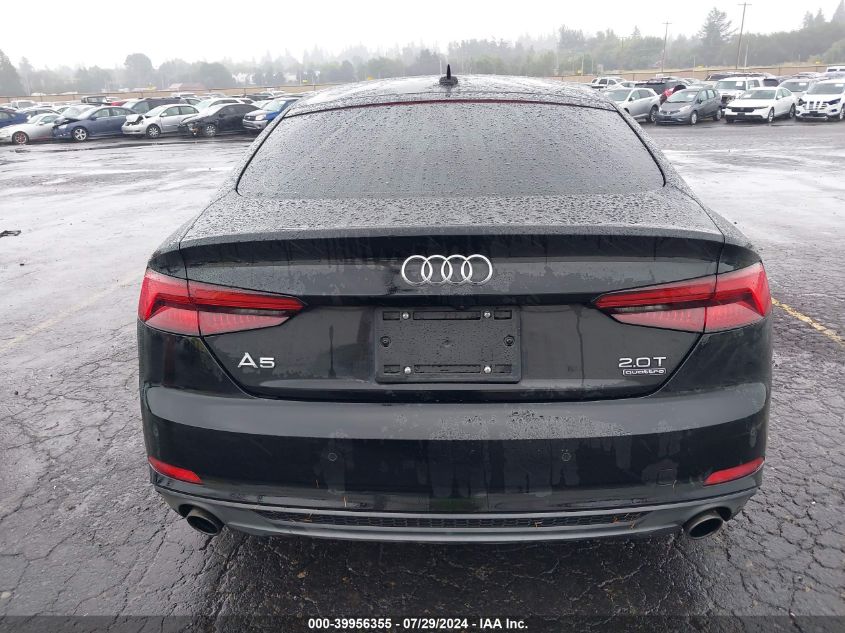 2018 Audi A5 2.0T Premium VIN: WAUENCF58JA107074 Lot: 39956355