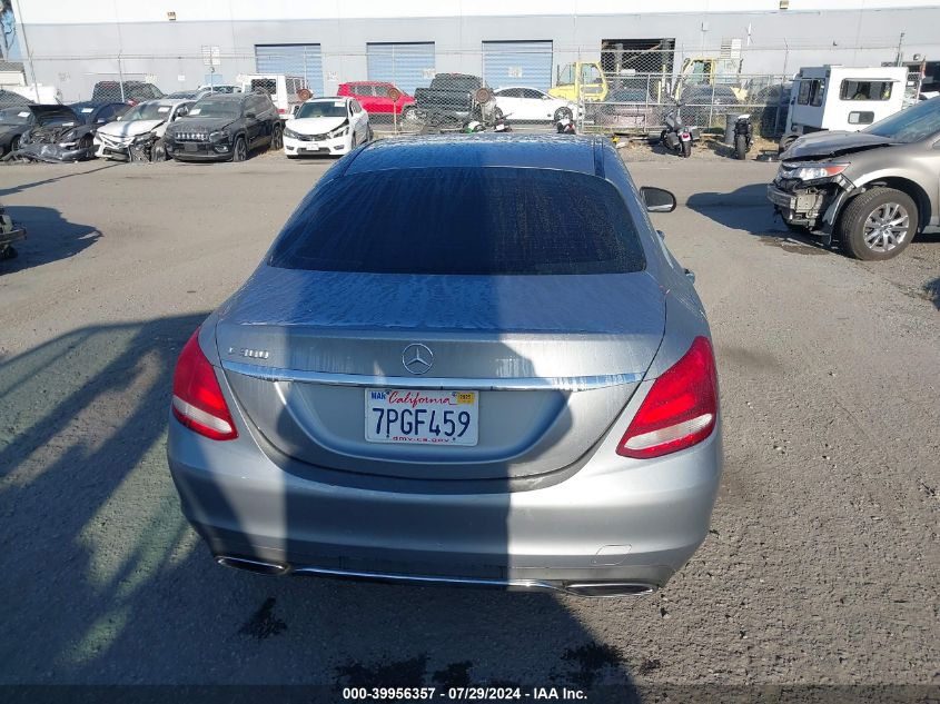 2016 Mercedes-Benz C 300 Luxury/Sport VIN: 55SWF4JB9GU144852 Lot: 39956357