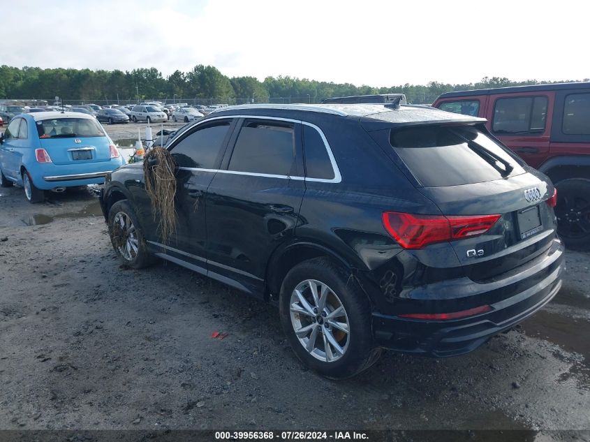 WA1DECF3XN1082966 2022 Audi Q3 Premium 45 Tfsi S Line Quattro Tiptronic