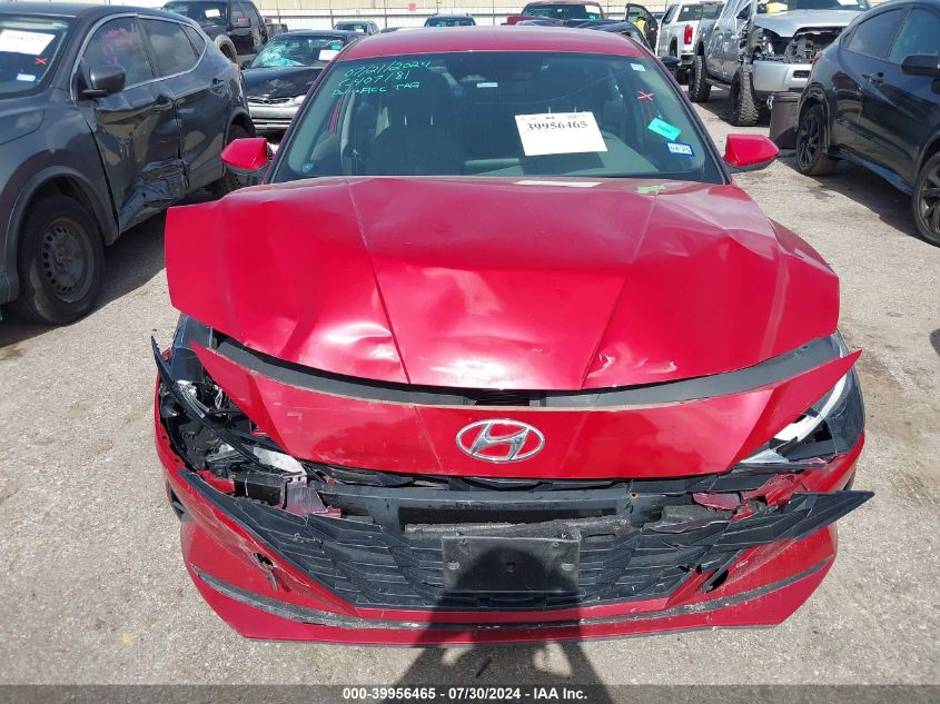 2022 Hyundai Elantra Se VIN: KMHLL4AG5NU329327 Lot: 39956465