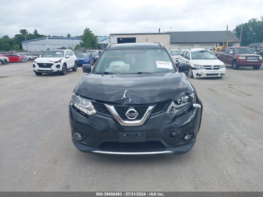 2016 Nissan Rogue Sl VIN: 5N1AT2MV8GC784669 Lot: 39956493