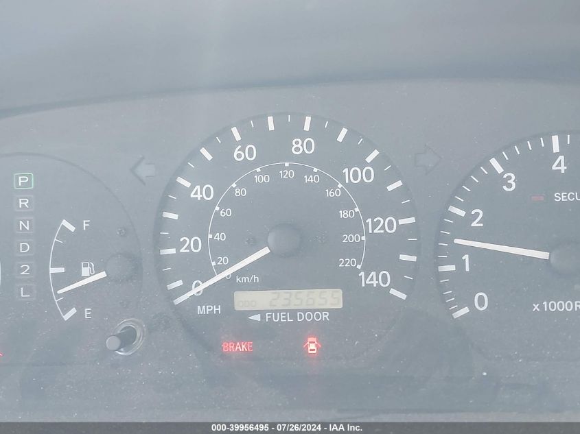 2000 Toyota Camry Le/Xle VIN: JT2BF28K9Y0287478 Lot: 39956495