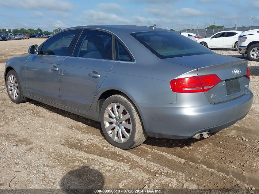 2009 Audi A4 2.0T Prem Plus VIN: WAUSF78K39A096393 Lot: 39956513