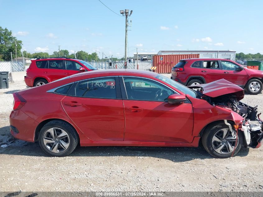 2020 Honda Civic Lx VIN: 2HGFC2F68LH548256 Lot: 39956531