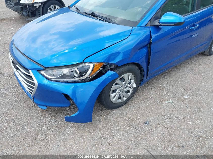 2017 Hyundai Elantra Se VIN: KMHD74LF4HU336559 Lot: 39956539