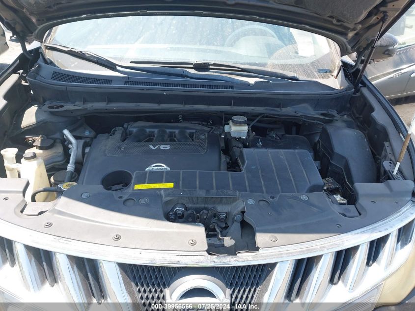 2009 Nissan Murano S VIN: JN8AZ18W99W149868 Lot: 39956566