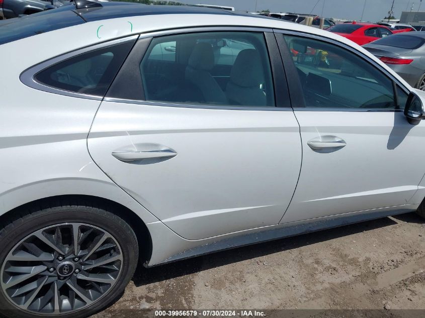 2021 Hyundai Sonata Limited VIN: KMHL34J24MA156064 Lot: 39956579