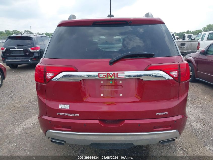 2019 GMC Acadia Denali VIN: 1GKKNXLSXKZ207143 Lot: 39956634