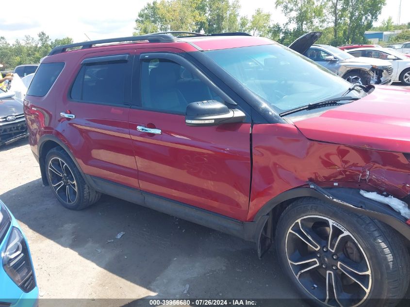 2014 Ford Explorer Sport VIN: 1FM5K8GT0EGC33899 Lot: 39956680