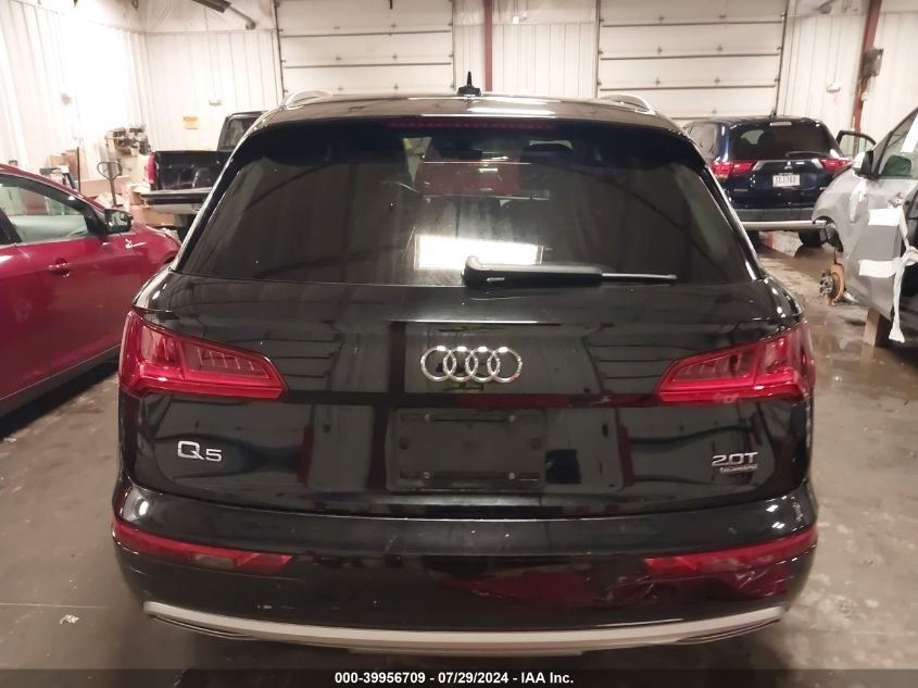 2018 Audi Q5 2.0T Premium/2.0T Tech Premium VIN: WA1BNAFY2J2120332 Lot: 39956709