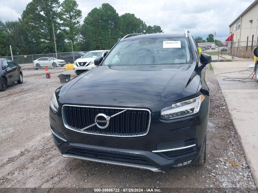 2016 Volvo Xc90 T6 Momentum VIN: YV4A22PK9G1067604 Lot: 39956722