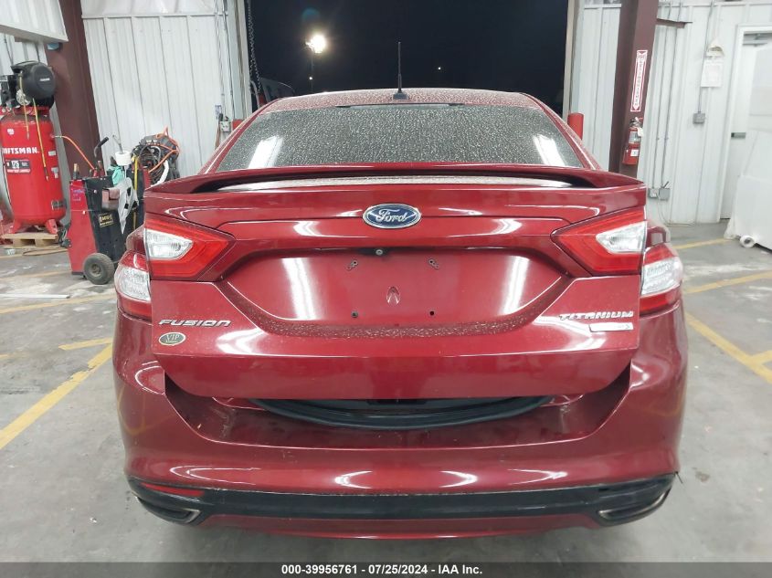 2015 Ford Fusion Titanium VIN: 3FA6P0K98FR268827 Lot: 39956761