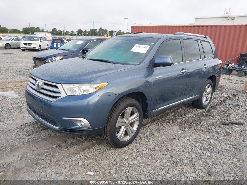 2013 TOYOTA HIGHLANDER LIMITED V6 - 5TDYK3EH5DS100286