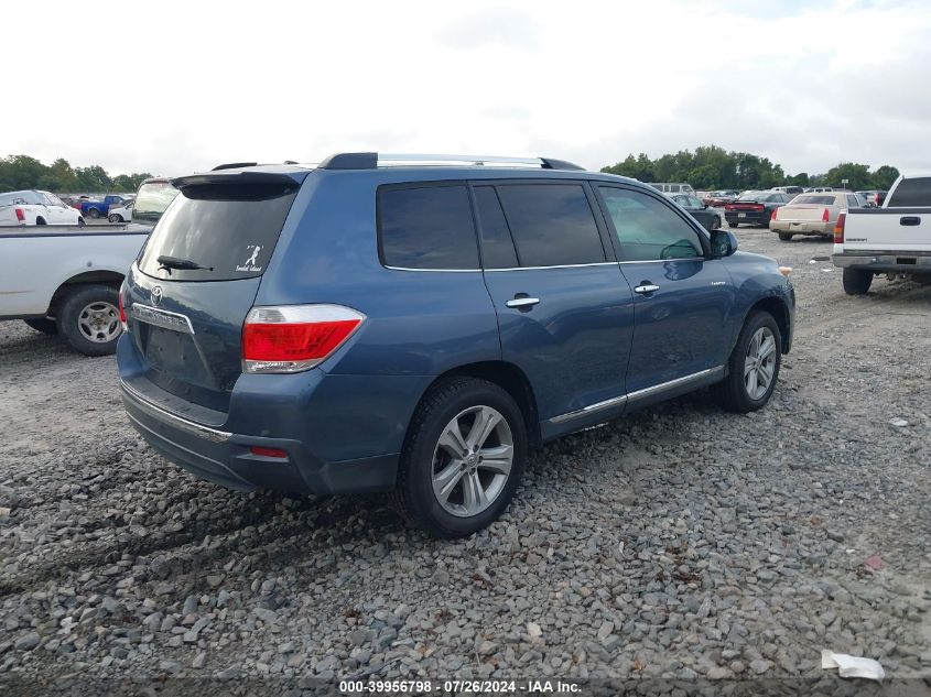 2013 TOYOTA HIGHLANDER LIMITED V6 - 5TDYK3EH5DS100286