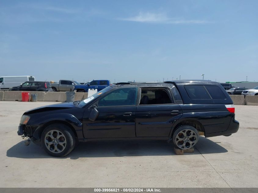 2006 Subaru Baja Sport VIN: 4S4BT62C267106648 Lot: 39956821