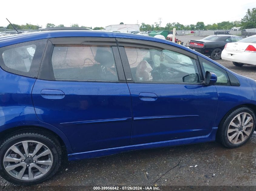 2012 Honda Fit Sport VIN: JHMGE8H54CC036368 Lot: 39956842