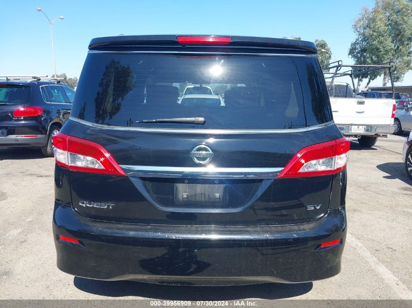 2015 Nissan Quest Platinum/S/Sl/Sv VIN: JN8AE2KP7F9133939 Lot: 39956909