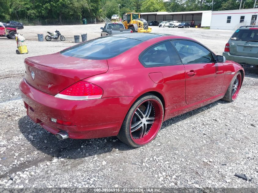 WBAEH73484B215624 | 2004 BMW 645CI