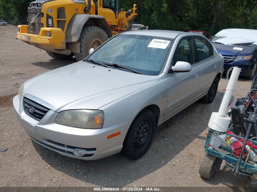 2005 Hyundai Elantra Gls/Gt VIN: KMHDN46D65U121017 Lot: 39956930