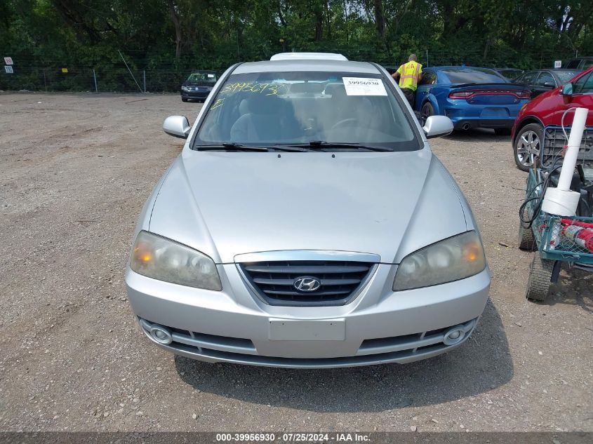 2005 Hyundai Elantra Gls/Gt VIN: KMHDN46D65U121017 Lot: 39956930