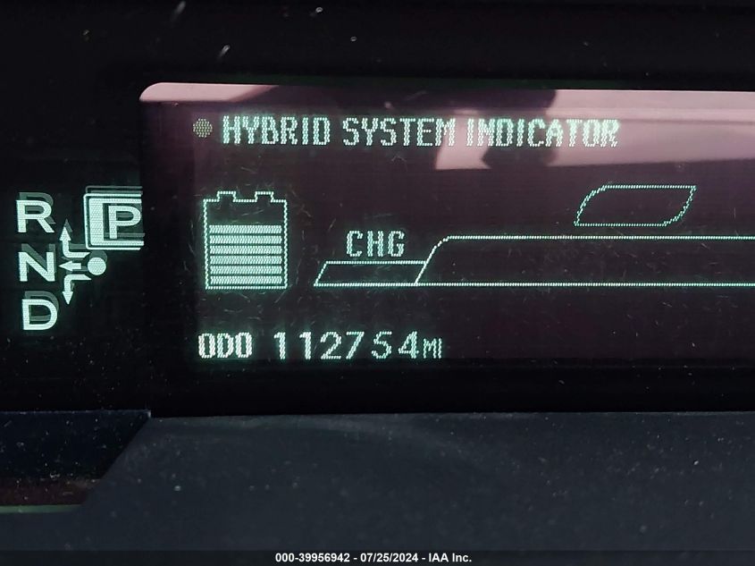 2010 Toyota Prius I/Ii/Iii/Iv/V VIN: JTDKN3DU7A1037065 Lot: 39956942