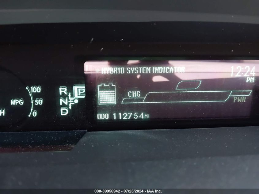 2010 Toyota Prius I/Ii/Iii/Iv/V VIN: JTDKN3DU7A1037065 Lot: 39956942