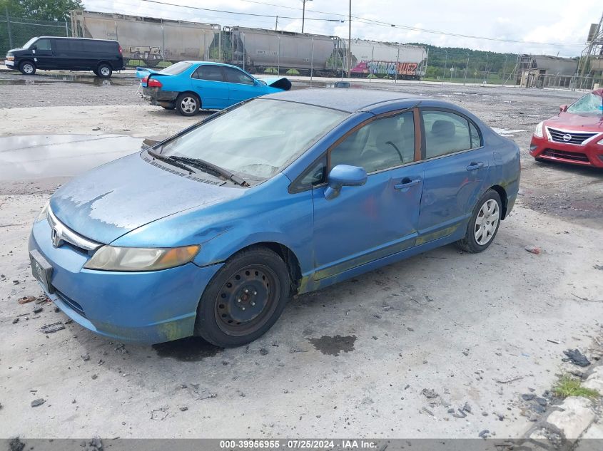 1HGFA15576L080116 | 2006 HONDA CIVIC