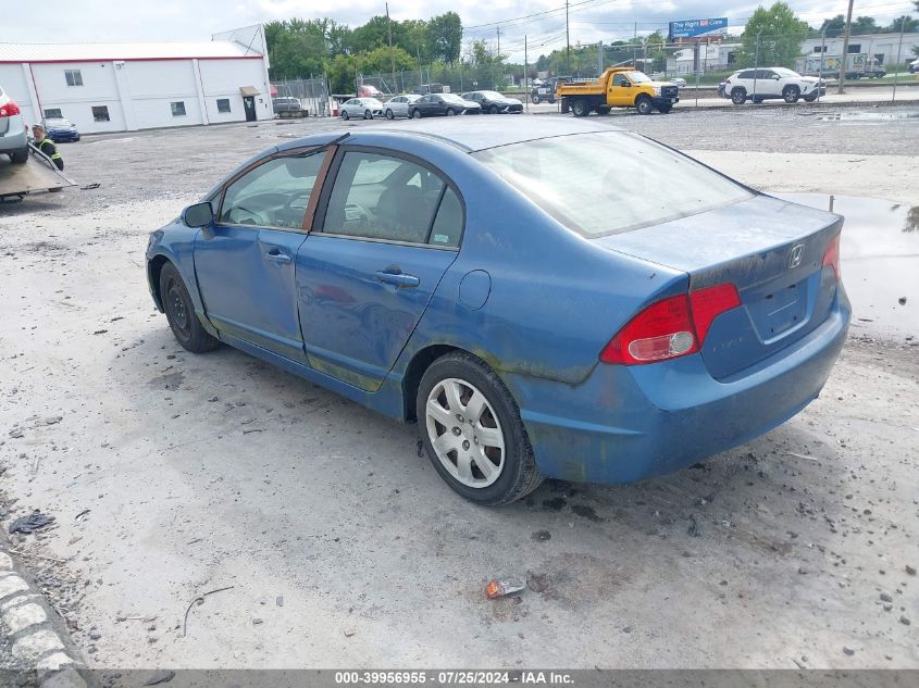 1HGFA15576L080116 | 2006 HONDA CIVIC