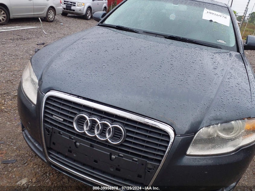 2008 Audi A4 2.0T/2.0T Special Edition VIN: WAUDF78E78A115349 Lot: 39956978