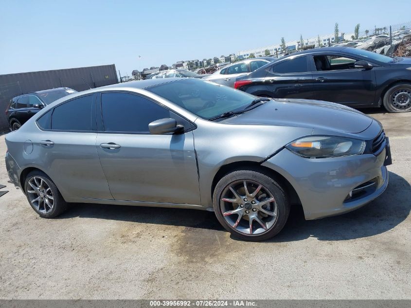 2013 Dodge Dart Sxt VIN: 1C3CDFBA9DD309396 Lot: 39956992