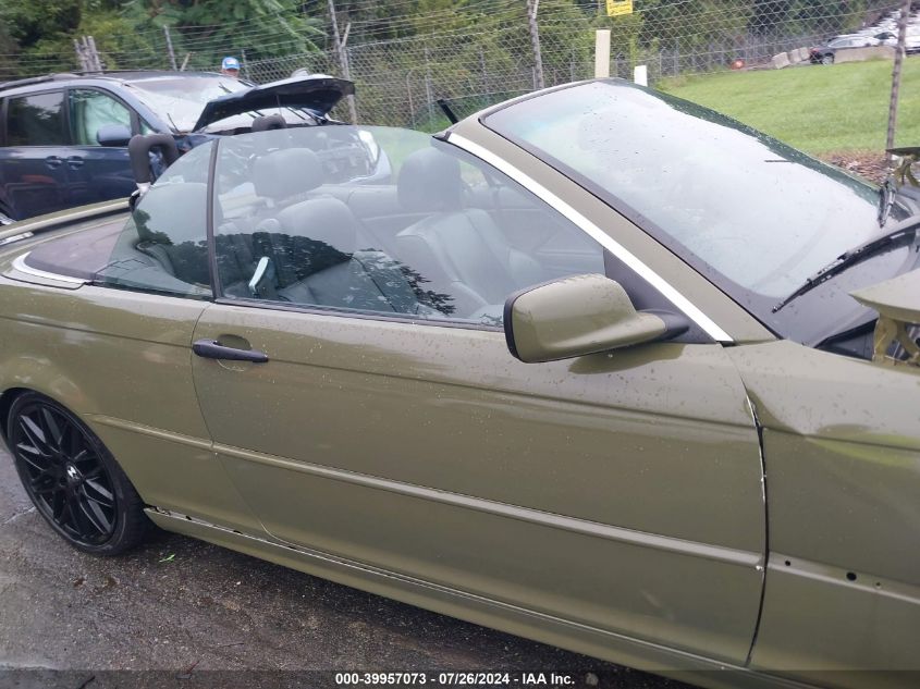 2004 BMW 330Ci Ci VIN: WBABW53444PL43326 Lot: 39957073