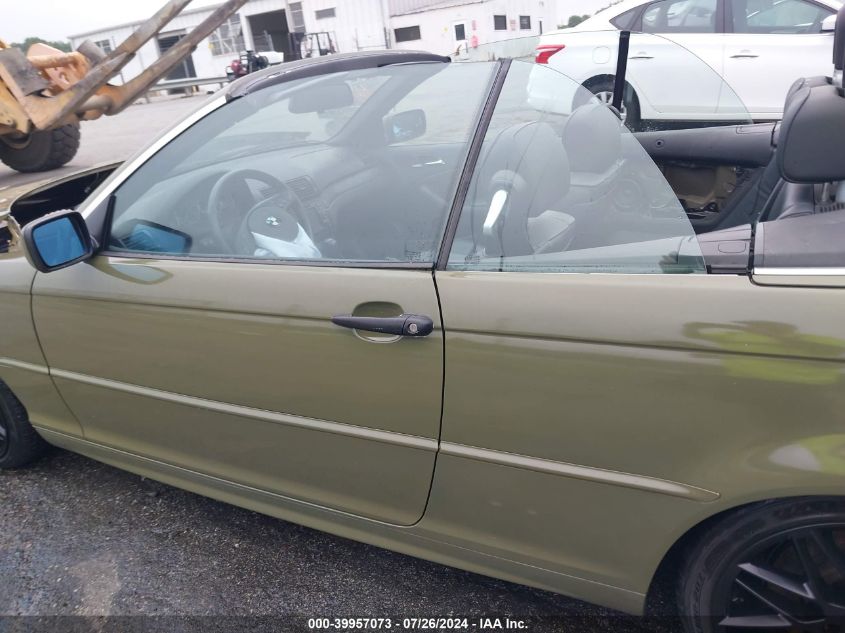 2004 BMW 330Ci Ci VIN: WBABW53444PL43326 Lot: 39957073