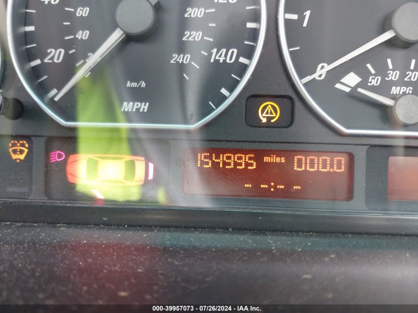 2004 BMW 330Ci Ci VIN: WBABW53444PL43326 Lot: 39957073