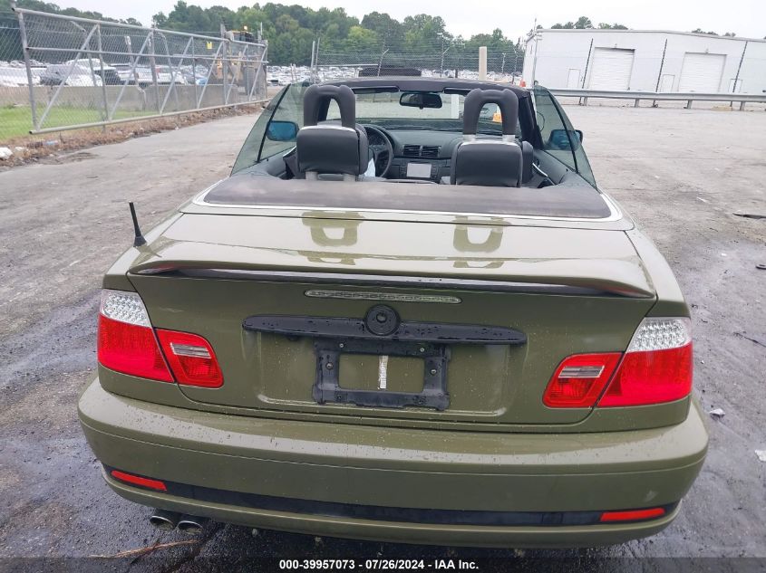 2004 BMW 330Ci Ci VIN: WBABW53444PL43326 Lot: 39957073