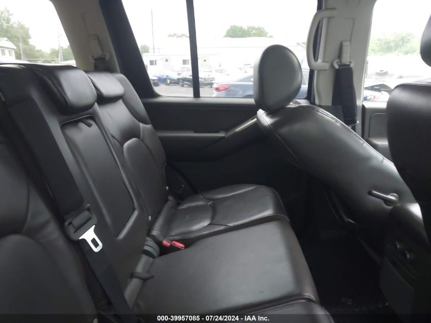 2007 Nissan Pathfinder Se VIN: 5N1AR18W47C608942 Lot: 39957085