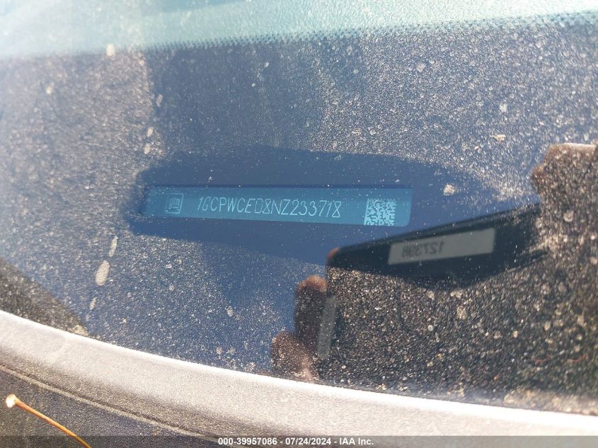 2022 Chevrolet Silverado 1500 Ltd 2Wd Short Bed Lt VIN: 1GCPWCED8NZ233718 Lot: 39957086